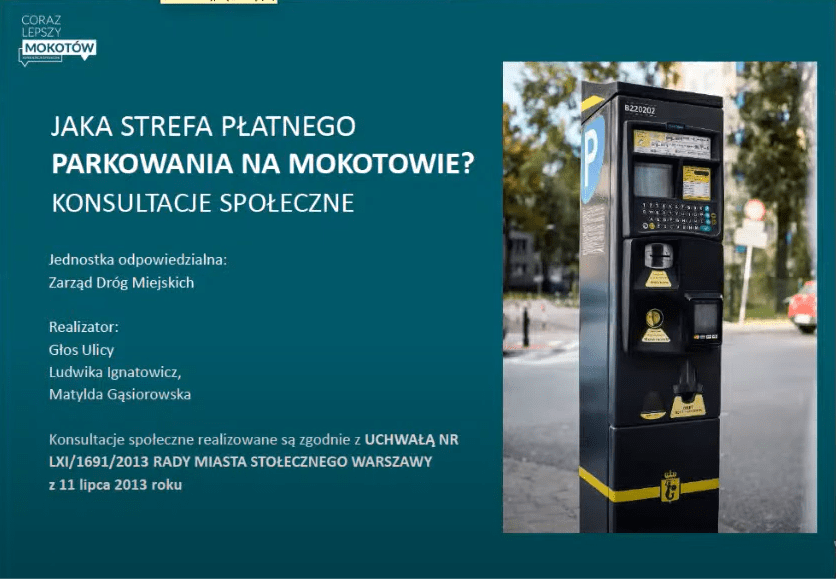 Nowa strefa płatnego parkowania na Mokotowie