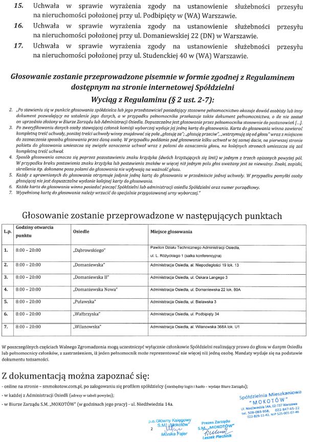 Ogłoszenie WZ za 2019 i 2020 rok